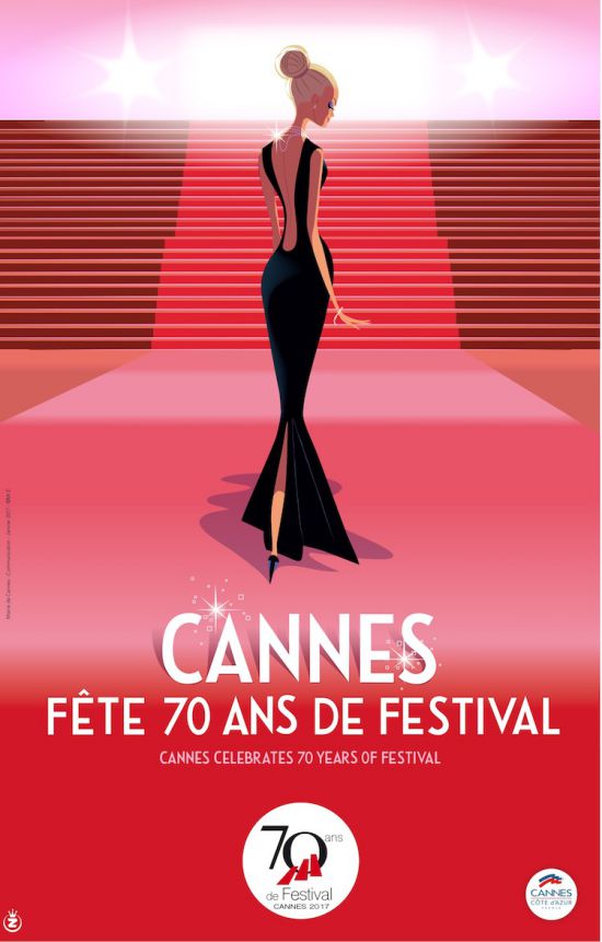 Affiche Cannes Fete 70 Ans De Festival Mairie De Cannes Tourisme Culturel